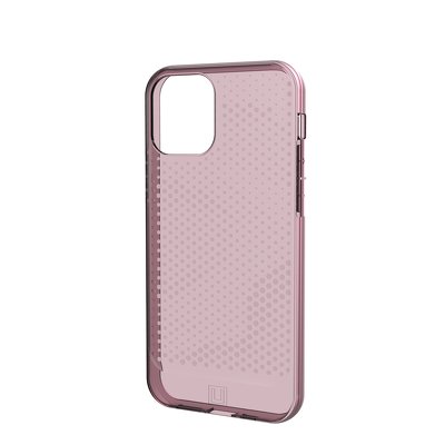 Uag urban armor gear case lucent pour iphone 12 12 pro vieux rose